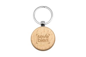 Llavero De Madera "rubí"