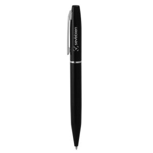 Bolígrafo "mork" Tinta Azul - Negro + Plata