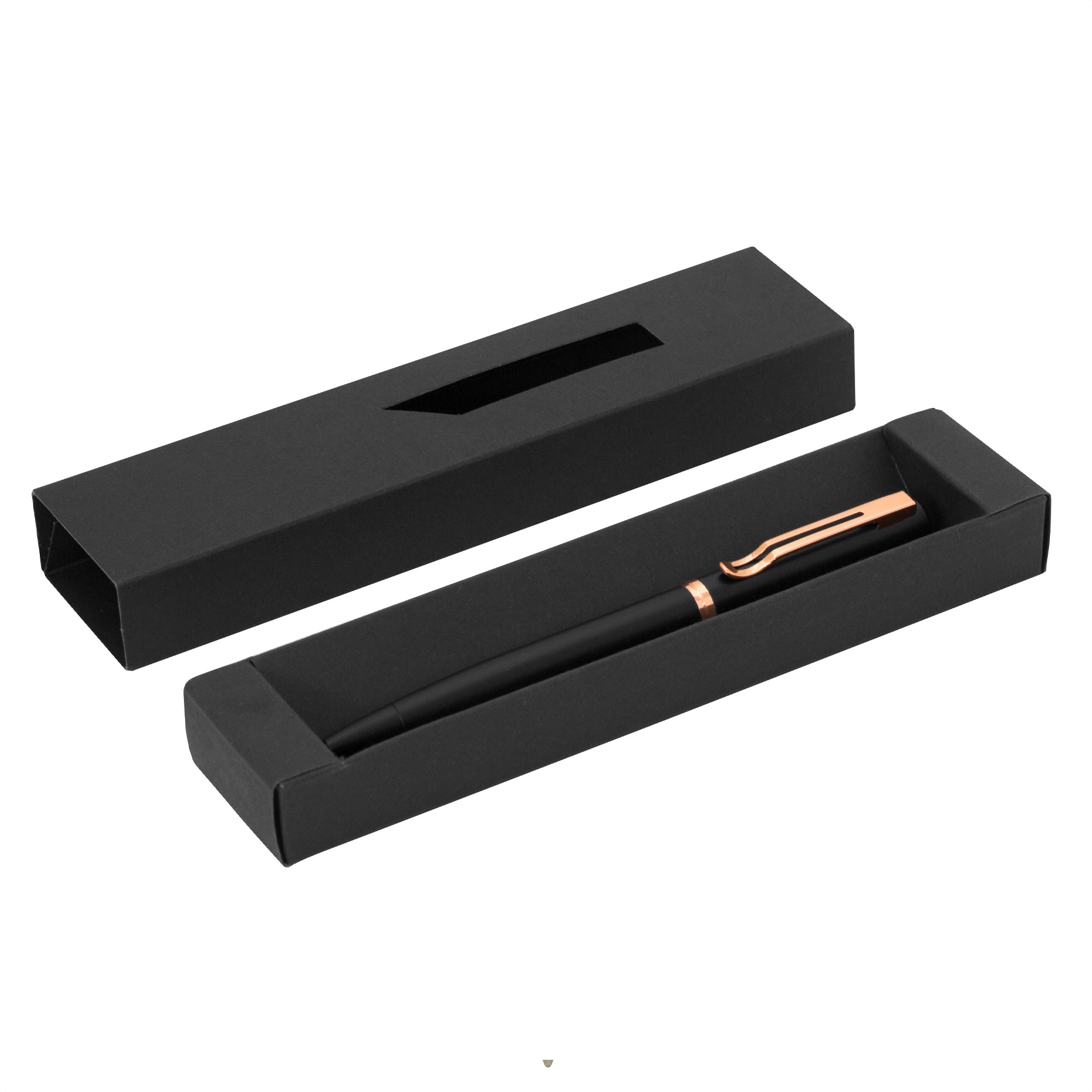Bolígrafo "top Rose" - Negro + Cobre